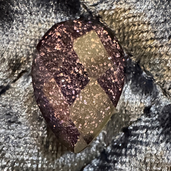 Kurt Geiger THE BRIXTON Navy Quilted Velvet Crossbody Bag - Picture 5 of 8